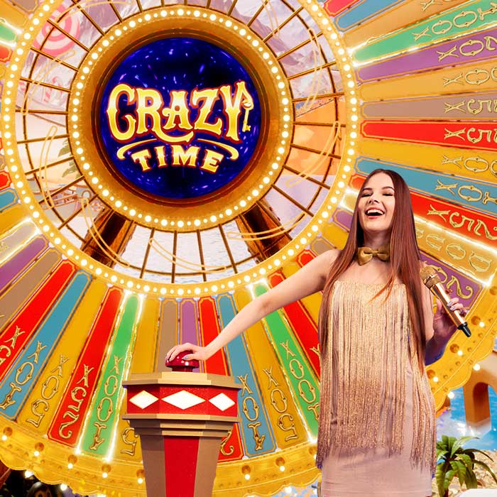 Crazy Time van Evolution